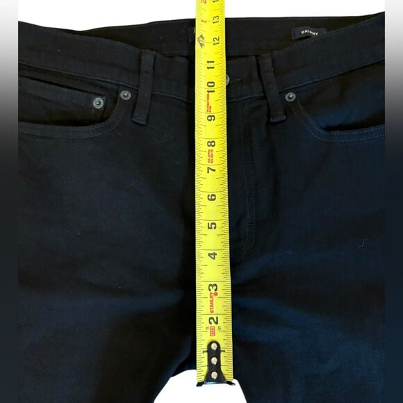 J Crew Flex Skinny Jeans Mens Size 31x30 In Black - Picture 11 of 11